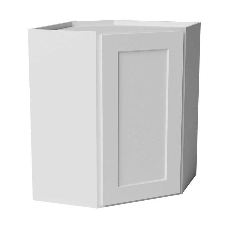 Armoire murale diagonale, L 24 po x H 30 po x P 12 po, Blanc
