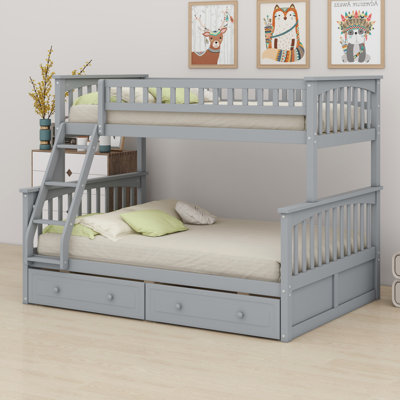 Bunk Bed With Drawers, Convertible Beds