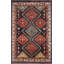 Kazak Hand Knotted Wool Oriental Area Rug in Navy