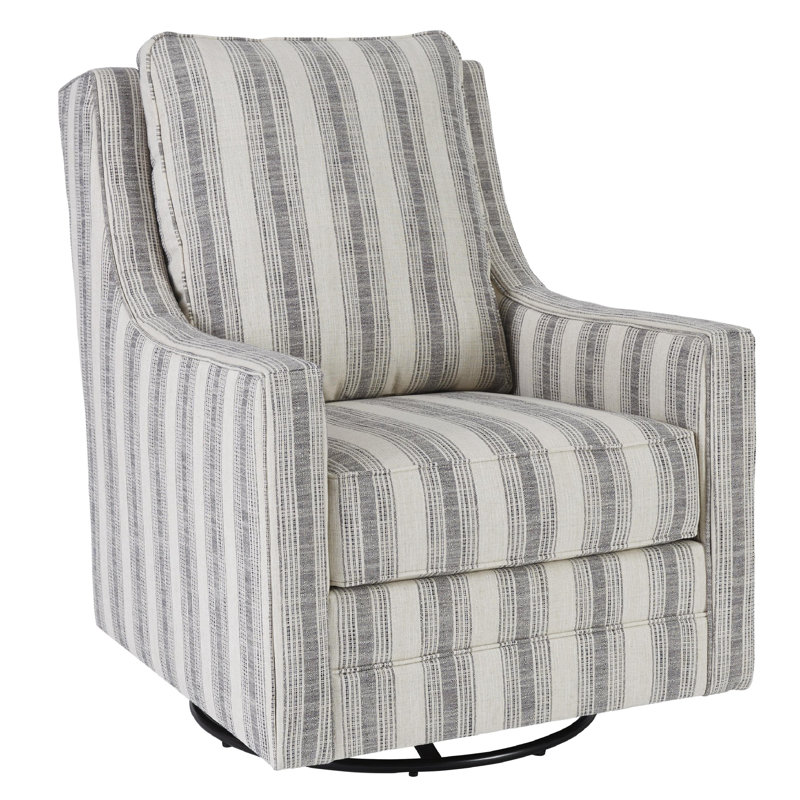 Fauteuil tournant Bourdeau, Gris / blanc