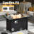 Cassville 8 - Person No Assembly Required Outdoor Conversation Set, Patio Wicker Sectional Seating Group with Cushions, All Weather Sofa Set with Optional Fire Pit Table for Garden Backyard-93662484-93092040