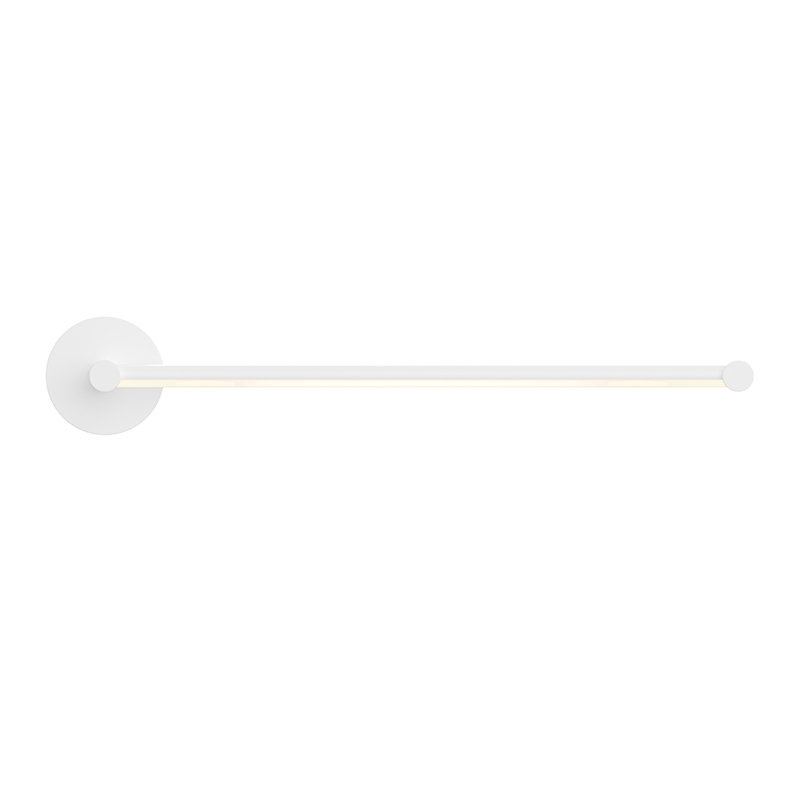 Purolinear 360™ 2 - Light LED Vanity Light, Satin White, 1.25" H x 73.25" W x 2.75" D
