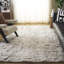 Tapis gris / beige en laine / coton noué à la main Cadle-320815727