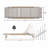 Hargrove Outdoor Patio Aluminun Chaise Lounge, Outdoor Mesh Seat, 1PC-1997749903