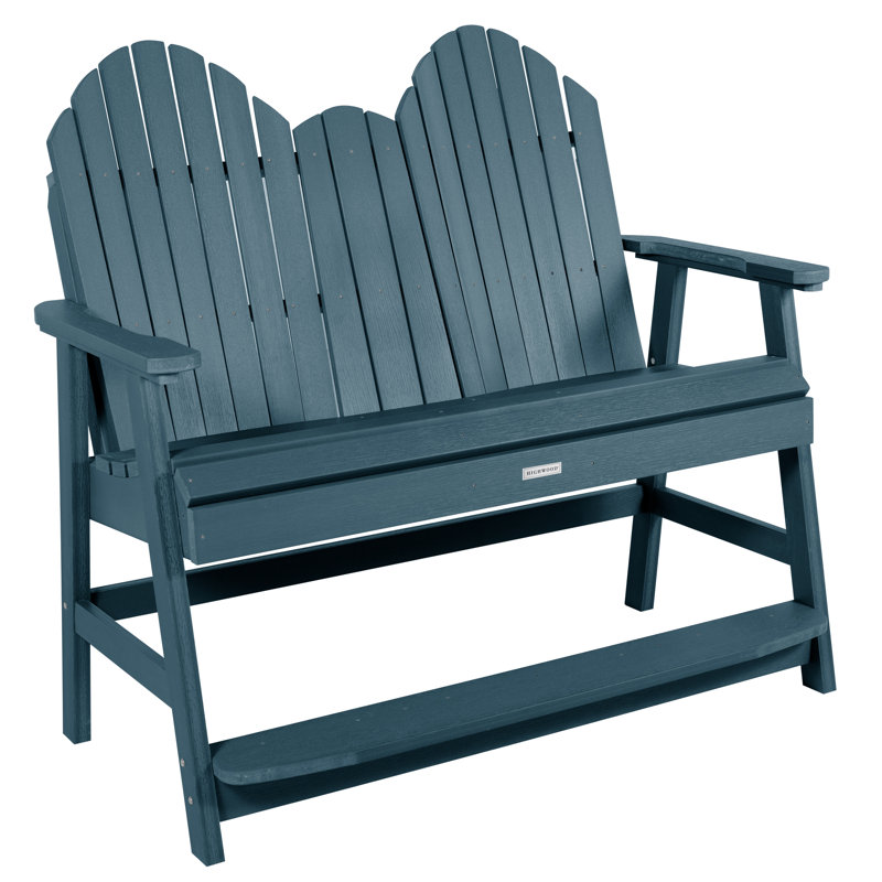 Banc d'extérieur 4 pi Cadha, Bleu Nantucket