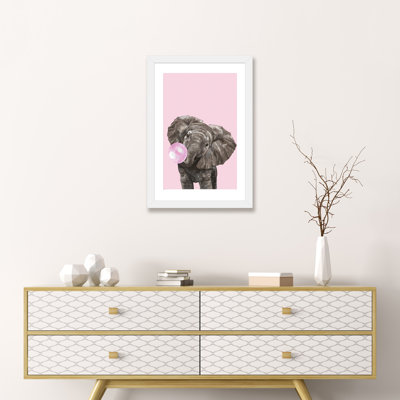 Art d’éléphant de gomme à bulles