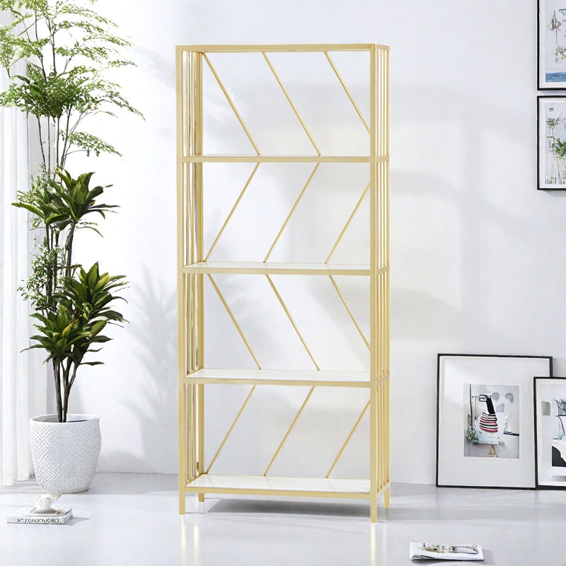 Simple and versatile bookcase, 64.9"H x 23.6"W x 11"D