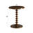 Walnut Round Wooden Side Table-1829690625