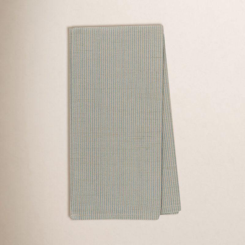 Gilmour Port Stripe Cotton Napkin, Aegean
