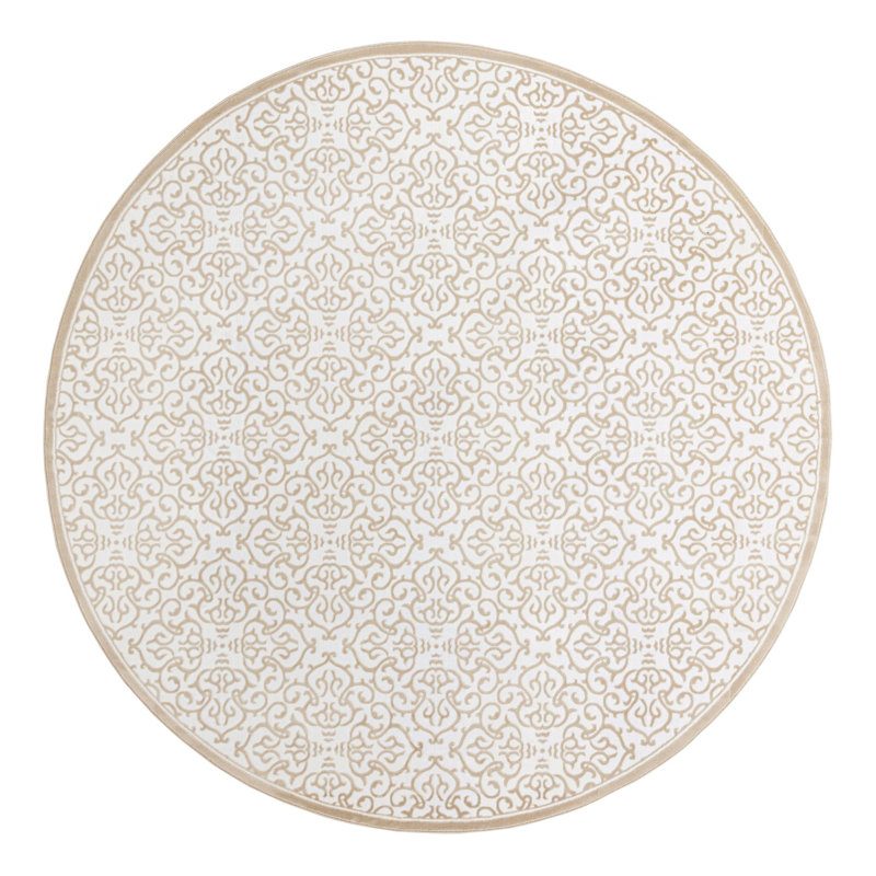Anah Damask Indoor Rug, Round 10'8"