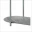 Table basse à finition noyer avec pieds en cabriole - Gain de place et amp; Vaste espace de rangement pour le salon
