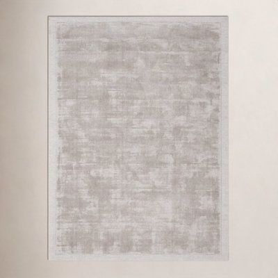 Tapis gris tissé à la main MCKINLEY