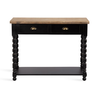 Wooden Console Table with Bonus Storage Shelf by Alcott Hill