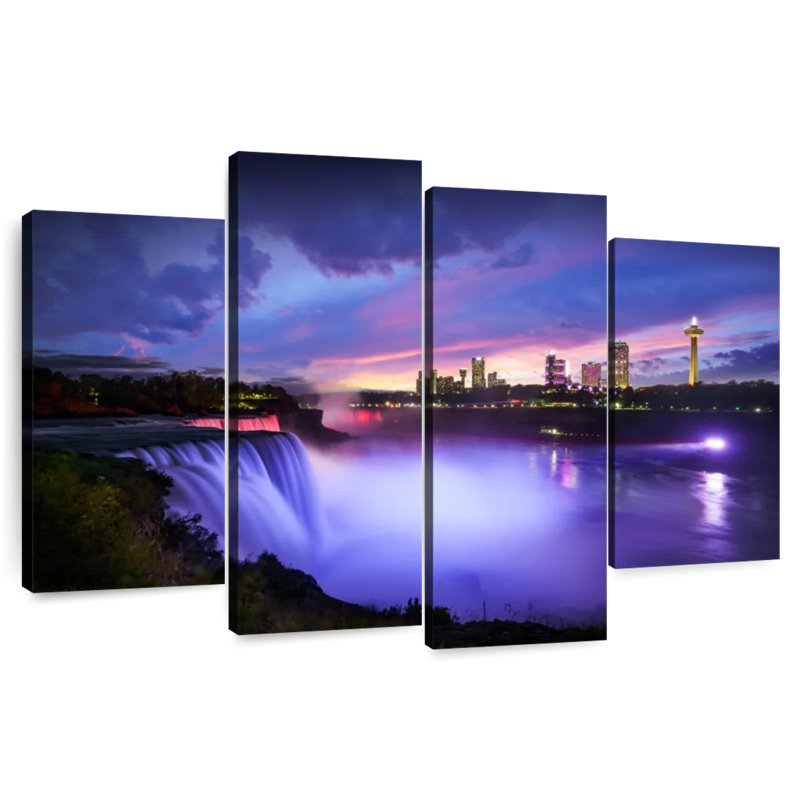 Alvord Purple Hued Niagara Falls, 22"H x 36"W