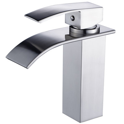 Single-Hole Single-handle Bathroom Faucet with Drain Assembly
