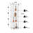 Tempered Glass Display Cabinet, Clear Showcase For Collectibles-2136015810