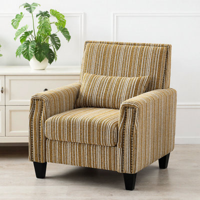 32.4" W Upholstered Accent Armchair