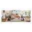 Cadre de grand lit avec tête de lit ergonomique, cadre de lit plateforme grand avec prises de courant DEL, cadre de lit en métal grand avec tablette de rangement, aucun sommier nécessaire-888821672