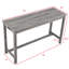 Ensemble de table de bar avec prise de courant, ensemble de table de bar et de chaises, ensemble de table de salle à manger 4 pièces