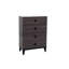 Meuble de chambre à coucher moderne 1 pièce avec commode à tiroirs et 4 tiroirs avec plateau en faux marbre-1238673641