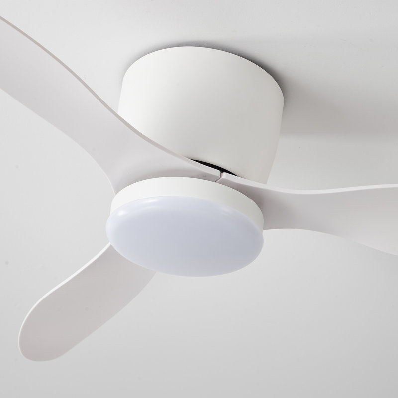 Ventilateur de plafond à DEL encastré à profil bas de 42 po avec télécommande