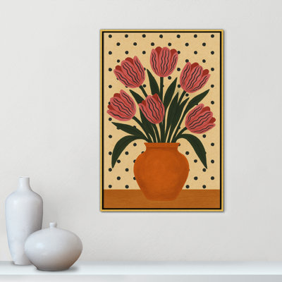 Imprimé de fleurs en pot par Barsrsind