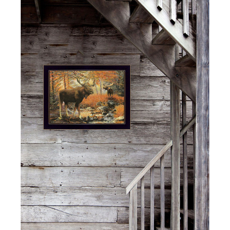 Call of the Wild, art mural encadré pour le salon, décoration murale par Ed Wargo