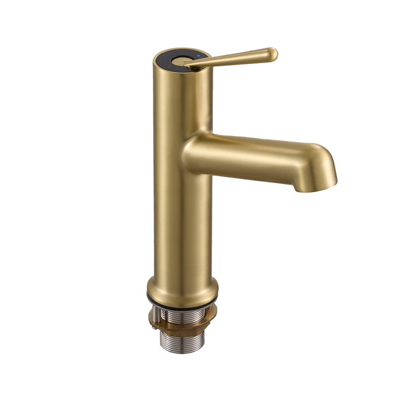Metal Basin Mixer Tap, Gold