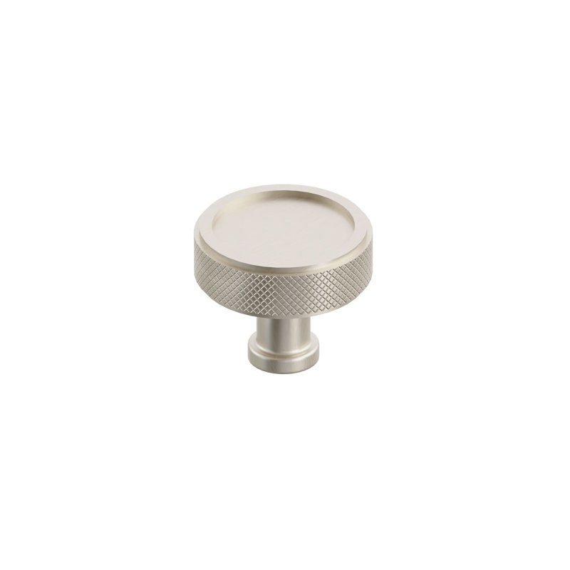 Poignée de meuble ronde Emtek, Nickel satiné, 1 3/8"