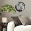 Horloge-chiffres-sur-nuage - horloge murale moderne en verre 12 po