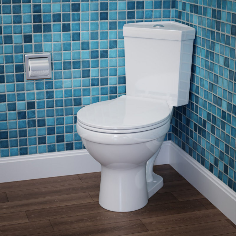 Toilette de coin 2 pièces WaterSense