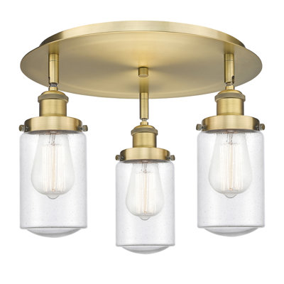 Erkson Glass Flush Mount