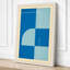 Blues Geometric - Wrapped Canvas-131761999-131761992