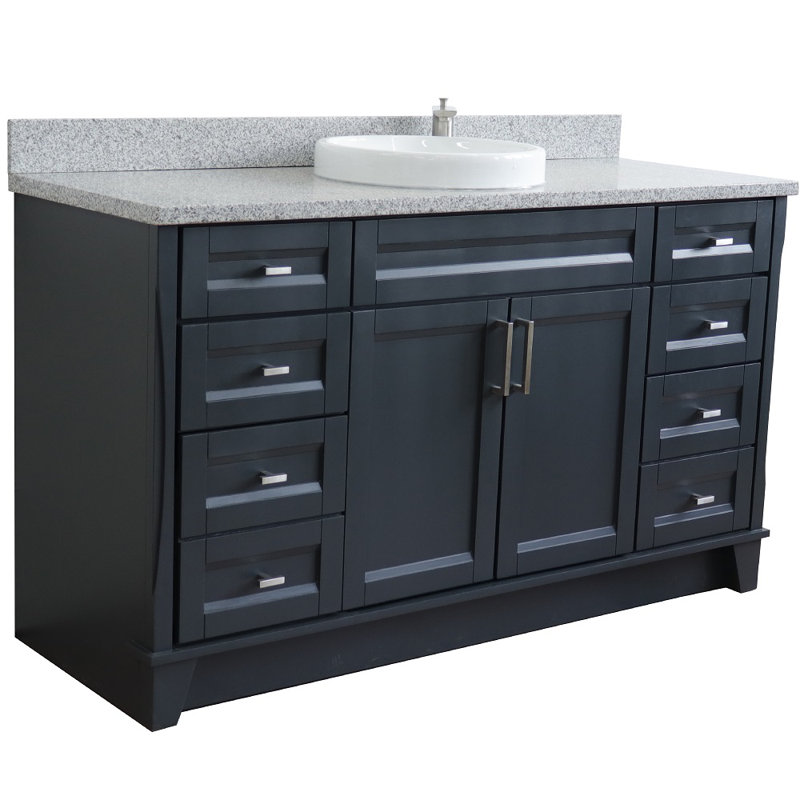 Ensemble de meuble-lavabo simple 61 po Strattenburg, Granite