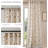 Vintage Rose Floral Curtains for Bedroom & Living Room, Linen Blend Drapes with Shabby Chic Floral Pattern, Privacy & Light Filtering, Romantic Country Style, 2 Panel-856713500