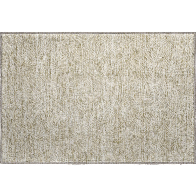 Premium Machine Washable Prisco Taupe Rug