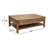 Quinn Solid Wood Top Coffee Table