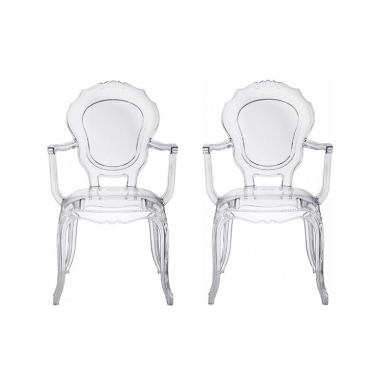 Fauteuil empilable Malkiat Queen Anne