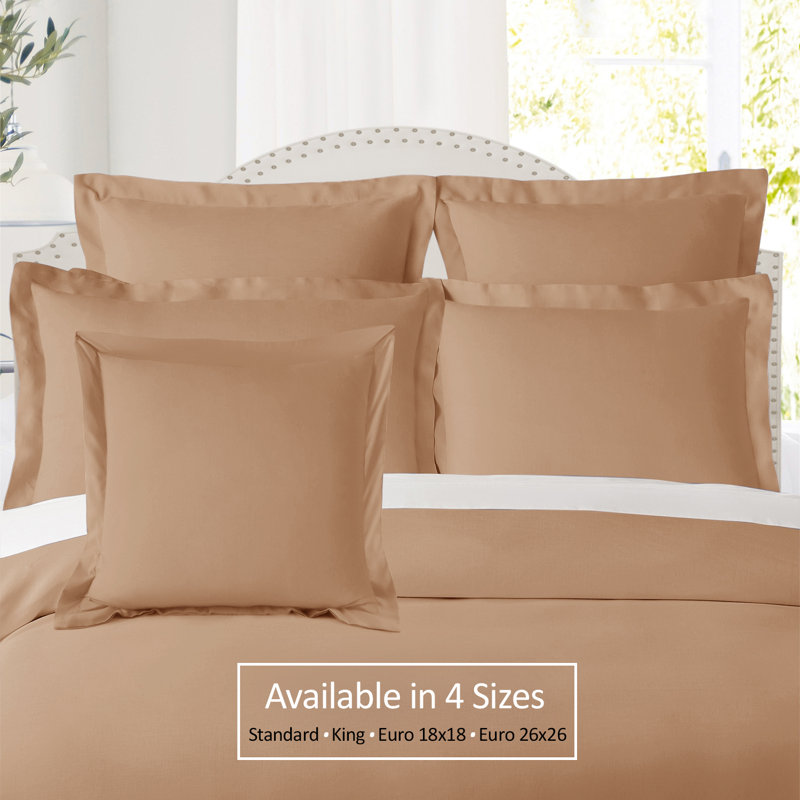 Polyester Bedding, 18" x 18", Mocha