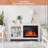 Bjorn 48" Entertainment Center Fireplace Console Cabinet With Remote Control,Timer & Adjustable Led Flame