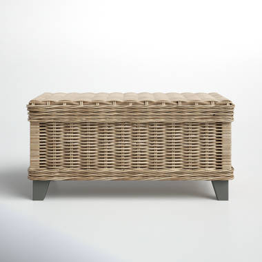 Etta Wood Storage Bench & Reviews, Birch Lane