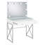 Coiffeuse avec miroir et tabouret Hamlin