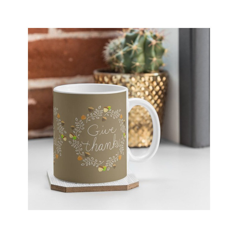 Tasse à café giving merci