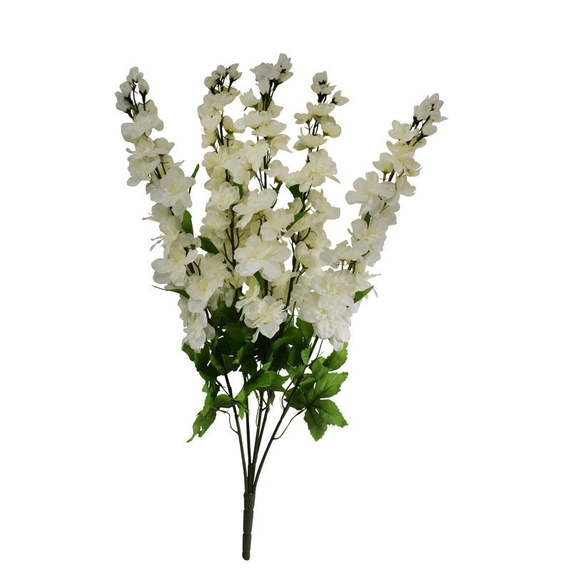 Buisson Delphinium 26 po x 5, Crème, crème