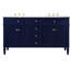 Ensemble de meuble-lavabo double 60 "Rivers-1795338646
