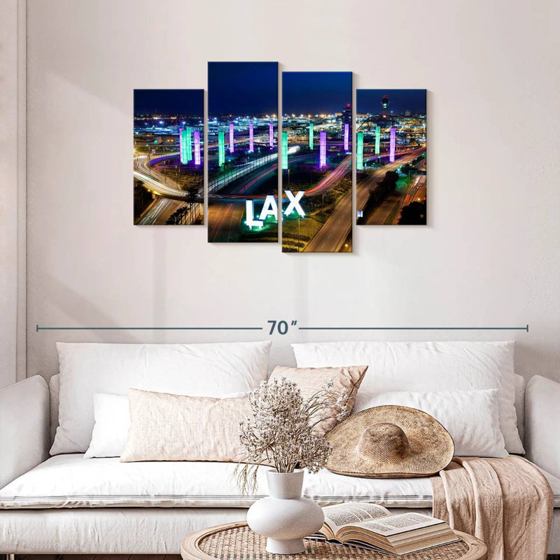 Vanna LAX International Airport, 27" H x 43" W