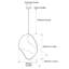 Luminaire suspendu Wabi Sabi L390