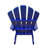 Outdoor Or Indoor Wood Children Adirondack Chair,Blue-1631154917