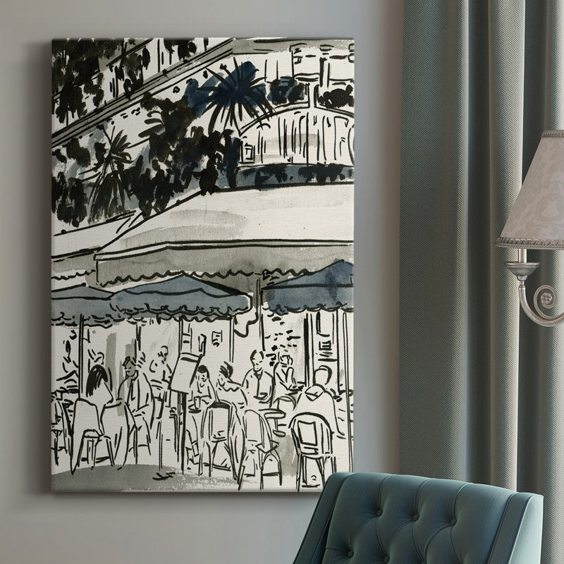 AUCoin de Larue II - peinture sur toile tendue, H 48 po x l 32 po x P 1 po