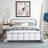 Structure de lit en acier inoxydable Maisie par Modway-71875409-25939367
